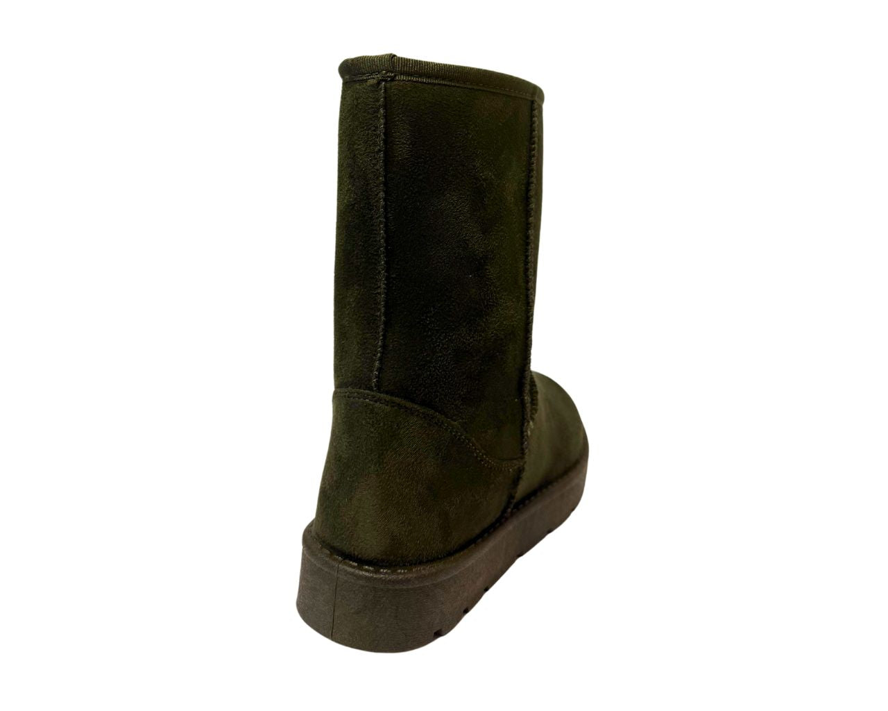 Women's Faux Suede Fur Platform Ankle Boots