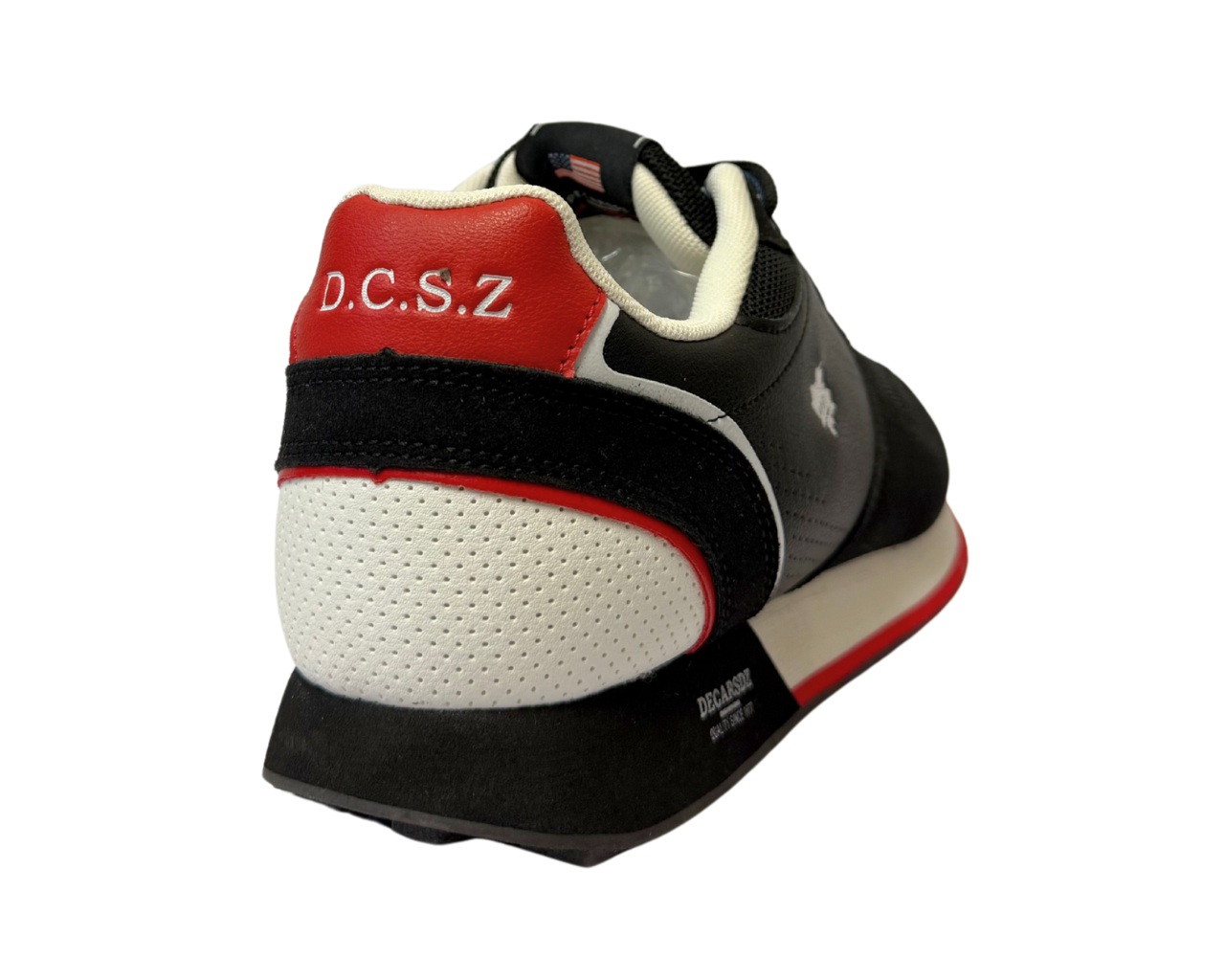 Men's Casual Faux Leather Lace Up Trainers