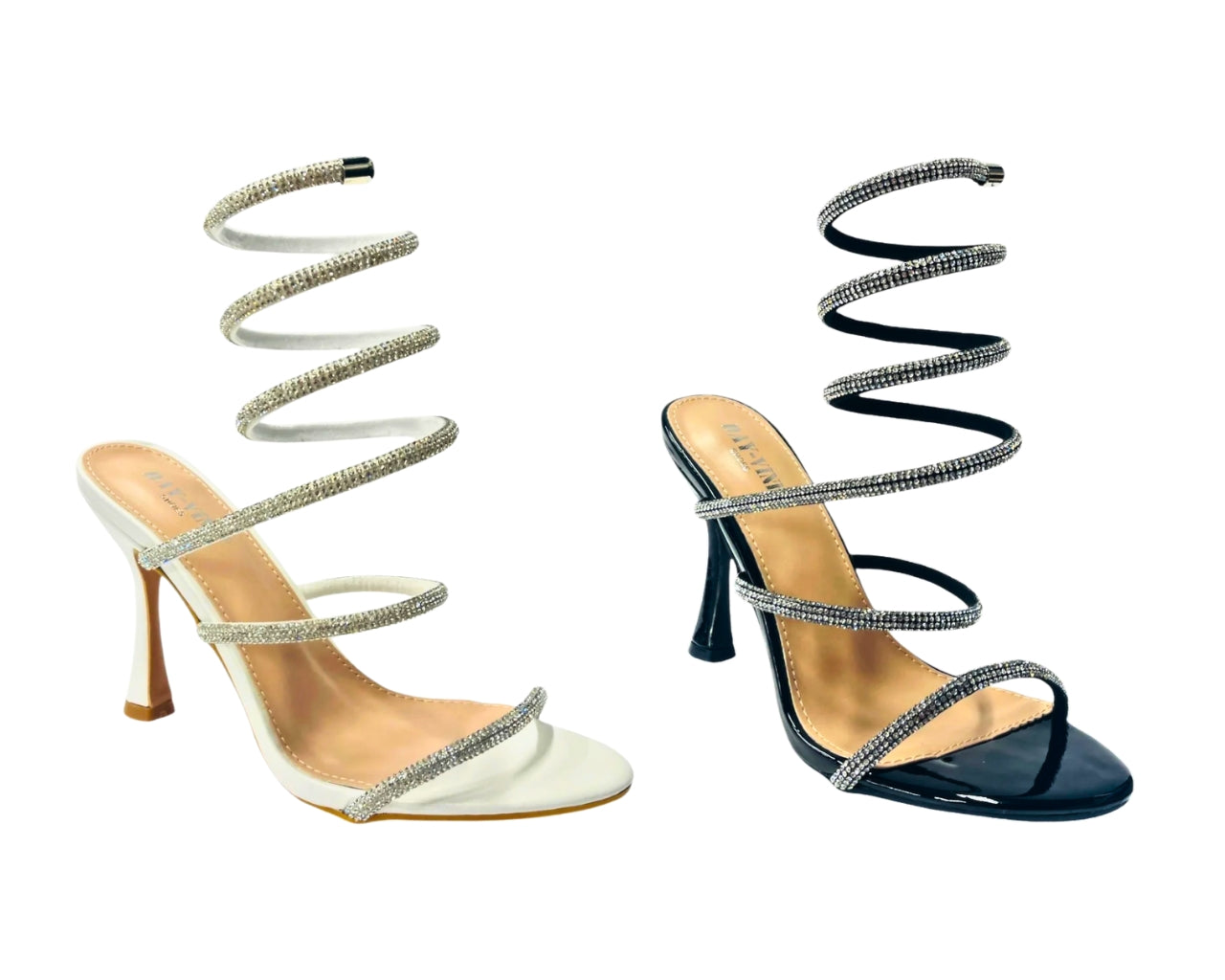 Women's Rhinestone Snake Anklet High Heel Shoes