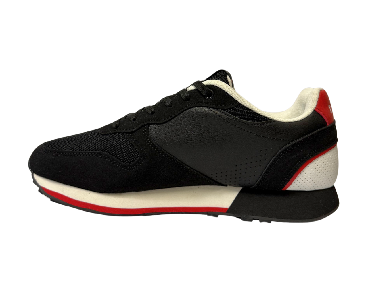 Men's Casual Faux Leather Lace Up Trainers
