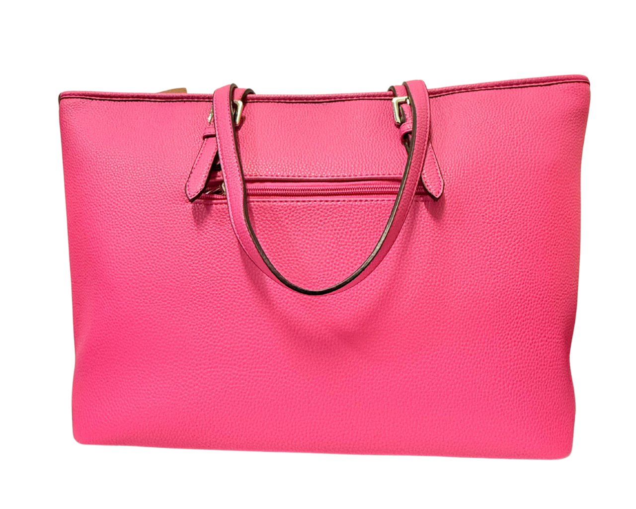 Women's Faux leather Shoulder bag with pompom and scarf