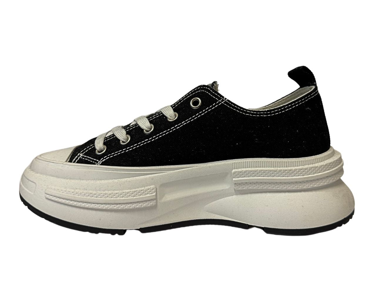 Women's Canvas Classic Lace Up Sports Leisure Trainers