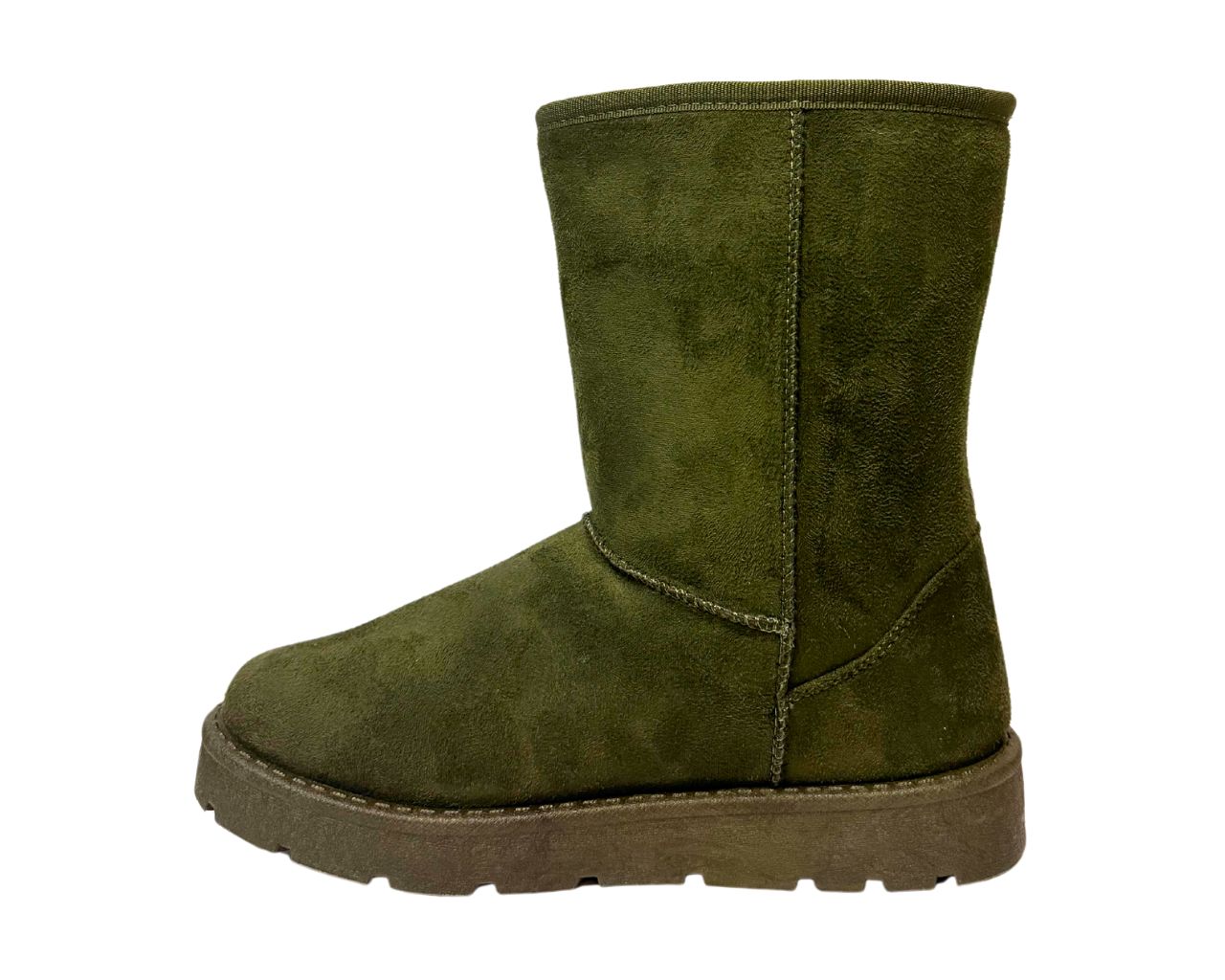 Women's Faux Suede Fur Platform Ankle Boots