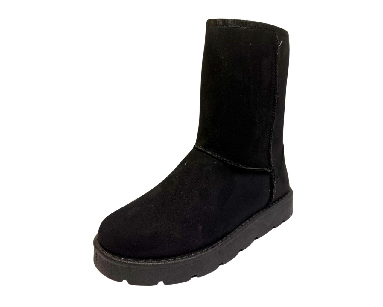 Women's Faux Suede Fur Platform Ankle Boots