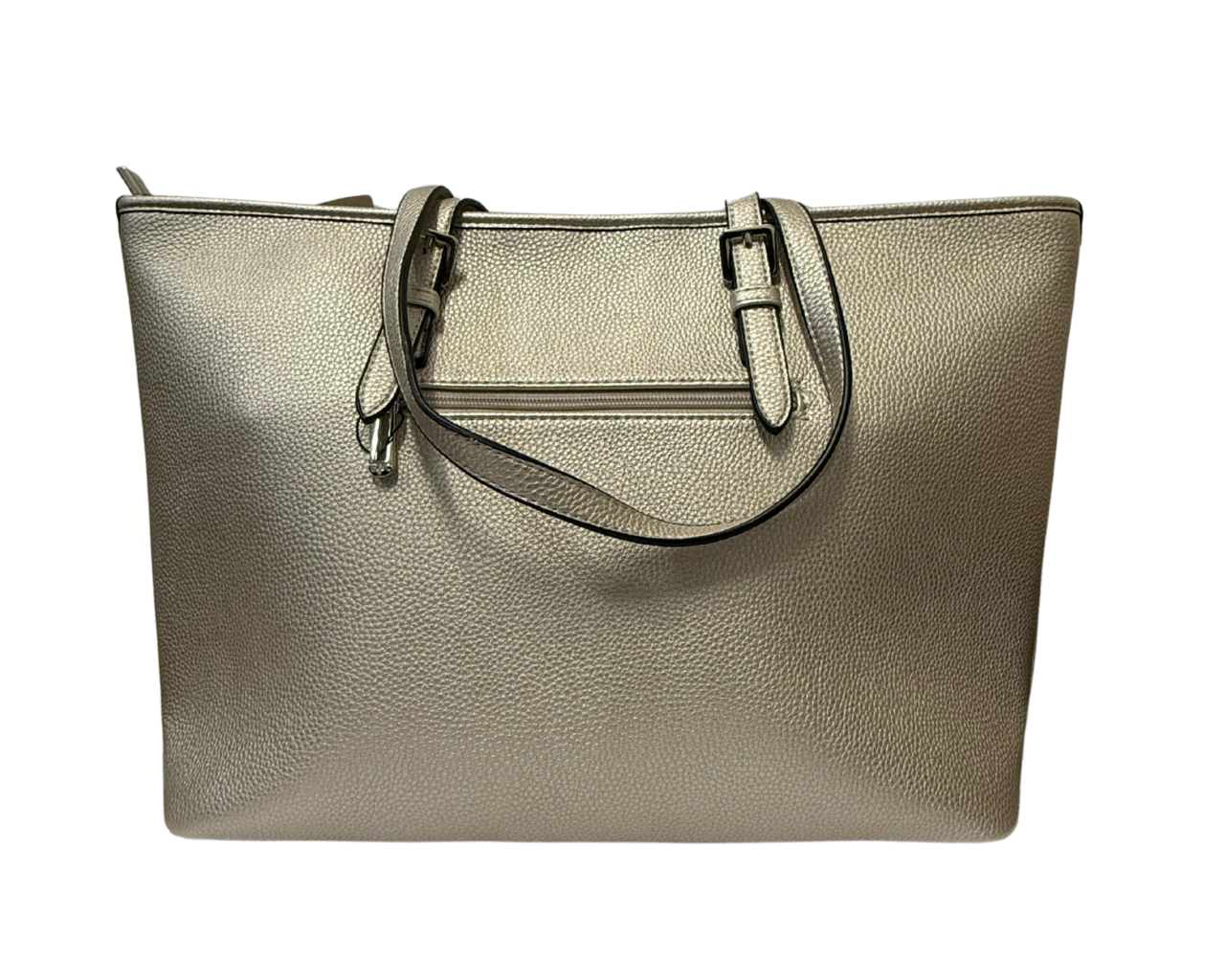 Women's Faux leather Shoulder bag with pompom and scarf