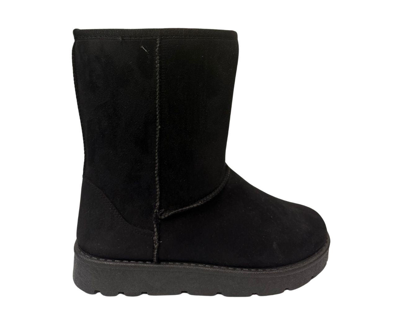 Women's Faux Suede Fur Platform Ankle Boots