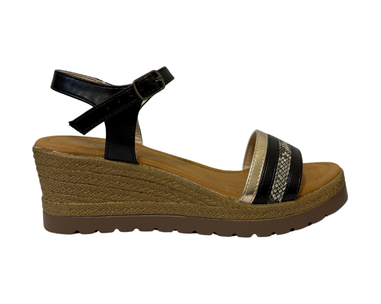 Women's Light Weight Wedge Heel Ankle Strap Sandals