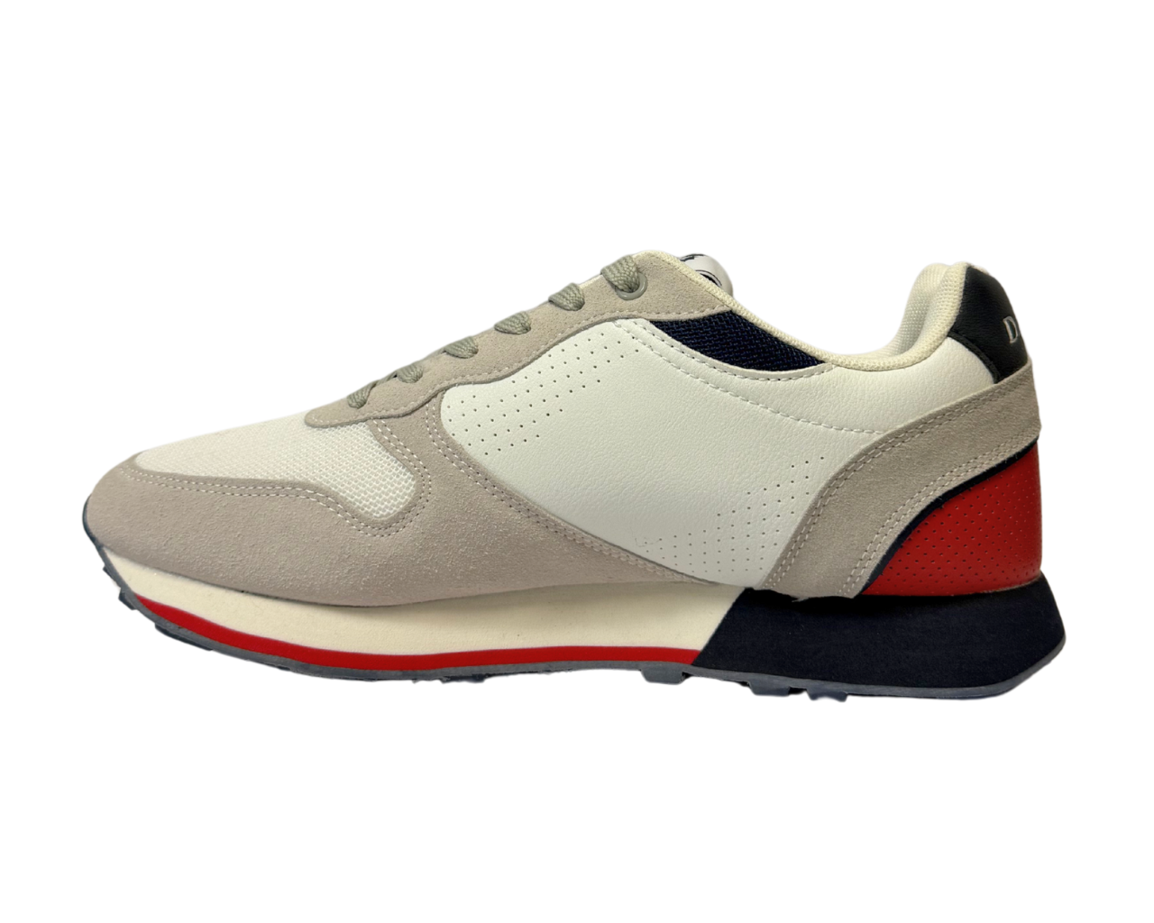 Men's Casual Faux Leather Lace Up Trainers