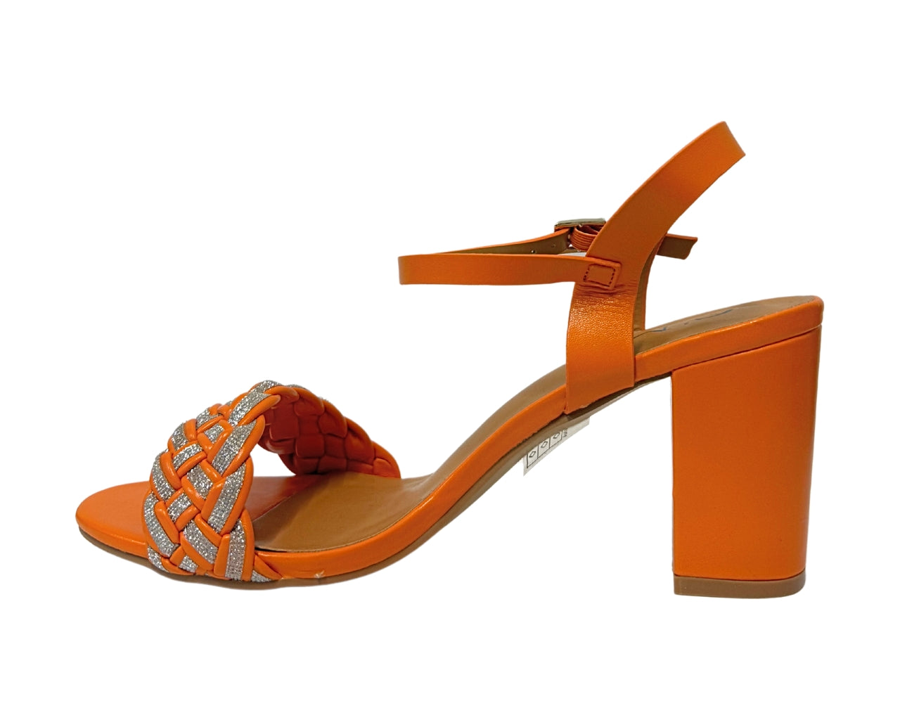 Women's 8081 Block Heel Ankle Strap Shoes
