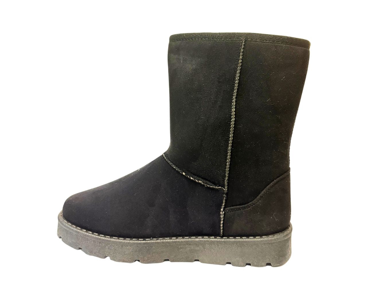 Women's Faux Suede Fur Platform Ankle Boots