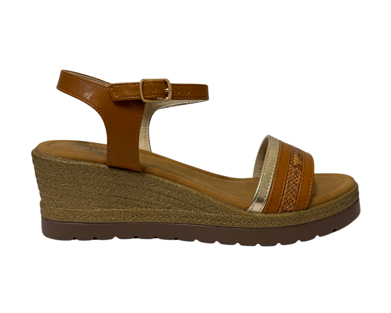 Women's Light Weight Wedge Heel Ankle Strap Sandals