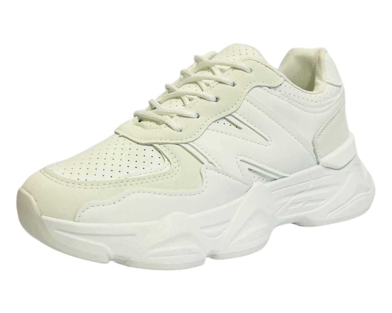 Women's Casual Chunky Sole Lace Up Trainers Size3-8