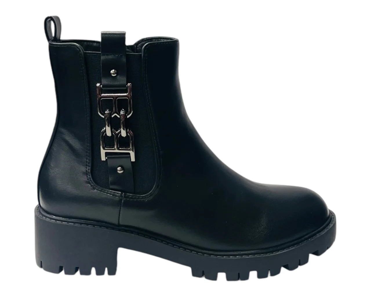 Women's Chunky Sole Zip Chelsea Ankle Boots
