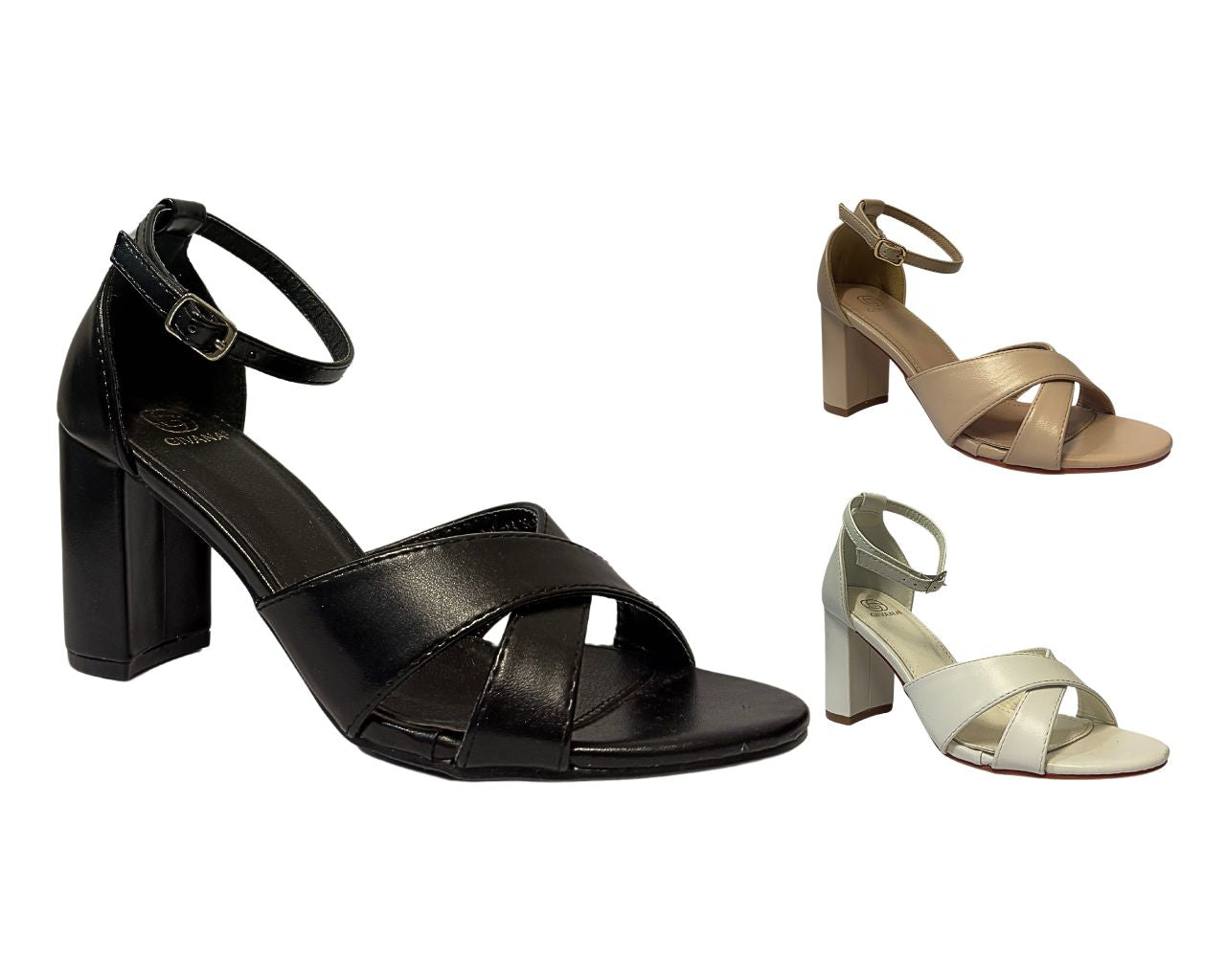 Women's Givana SQC-84 Block Heel Ankle Strap Heel