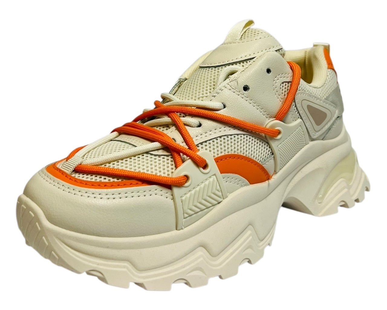 Women's Chunky Sole Lace Up Casual Trainers
