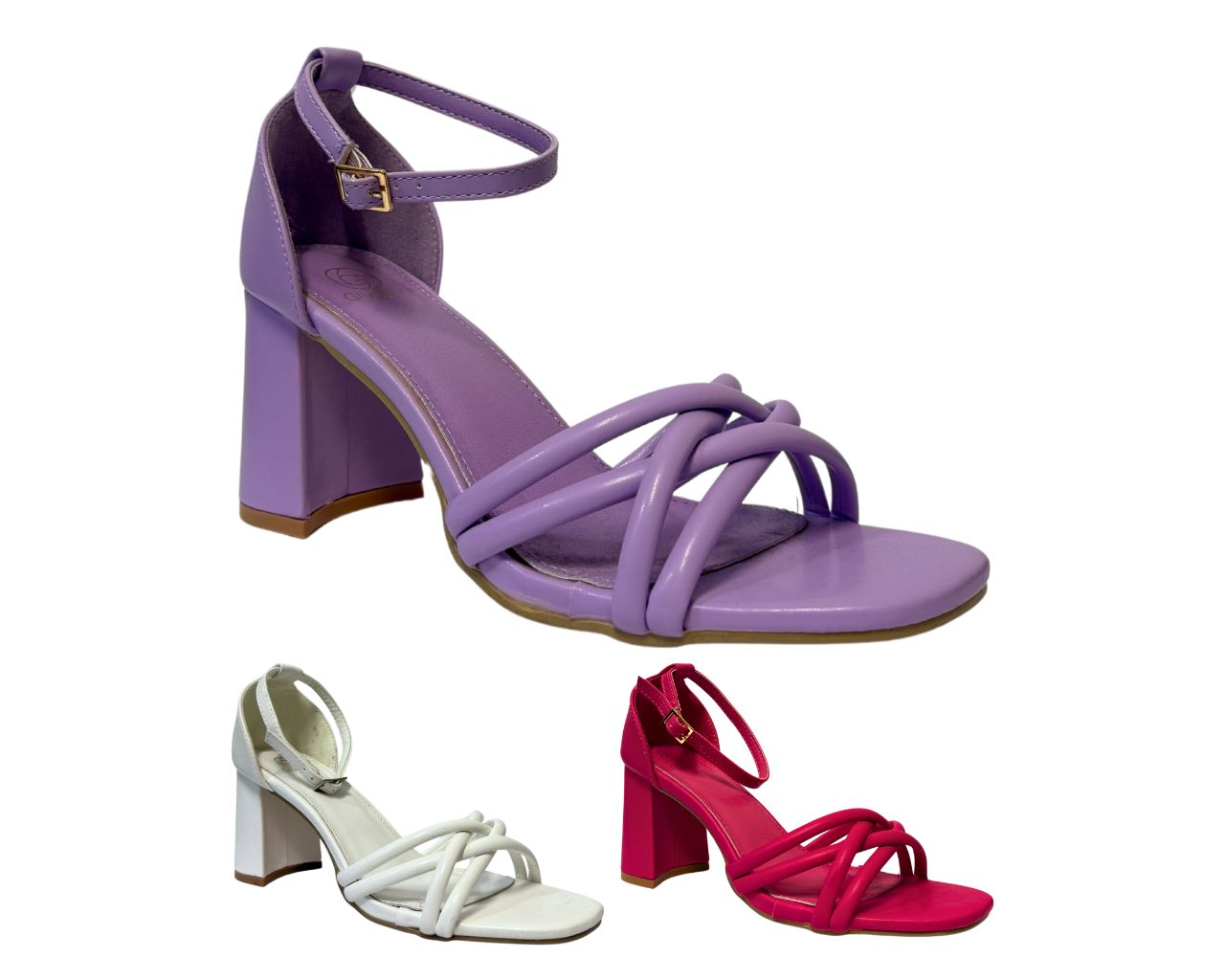 Women's LOLA 5033 Block Heel Ankle Strap Shoes