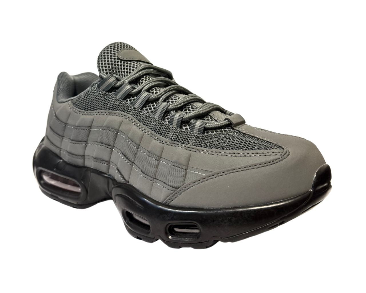 Men's Air Cushioned Sports Flexible Lace Up Trainers
