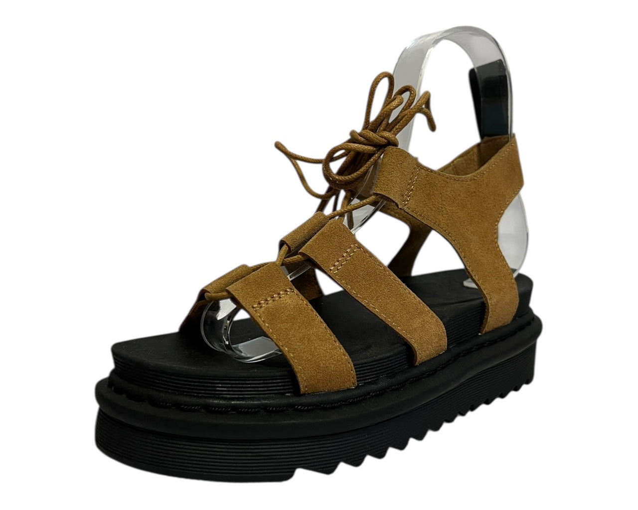 Women's String Strap Front To Back Platform Gladiator Sandals