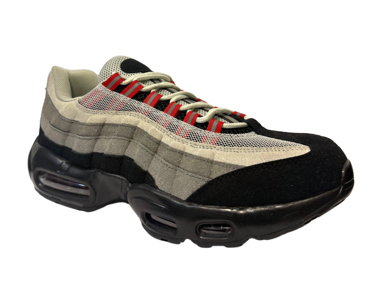 Men's Air Cushioned Sports Comfort Sole Lace Up Trainers