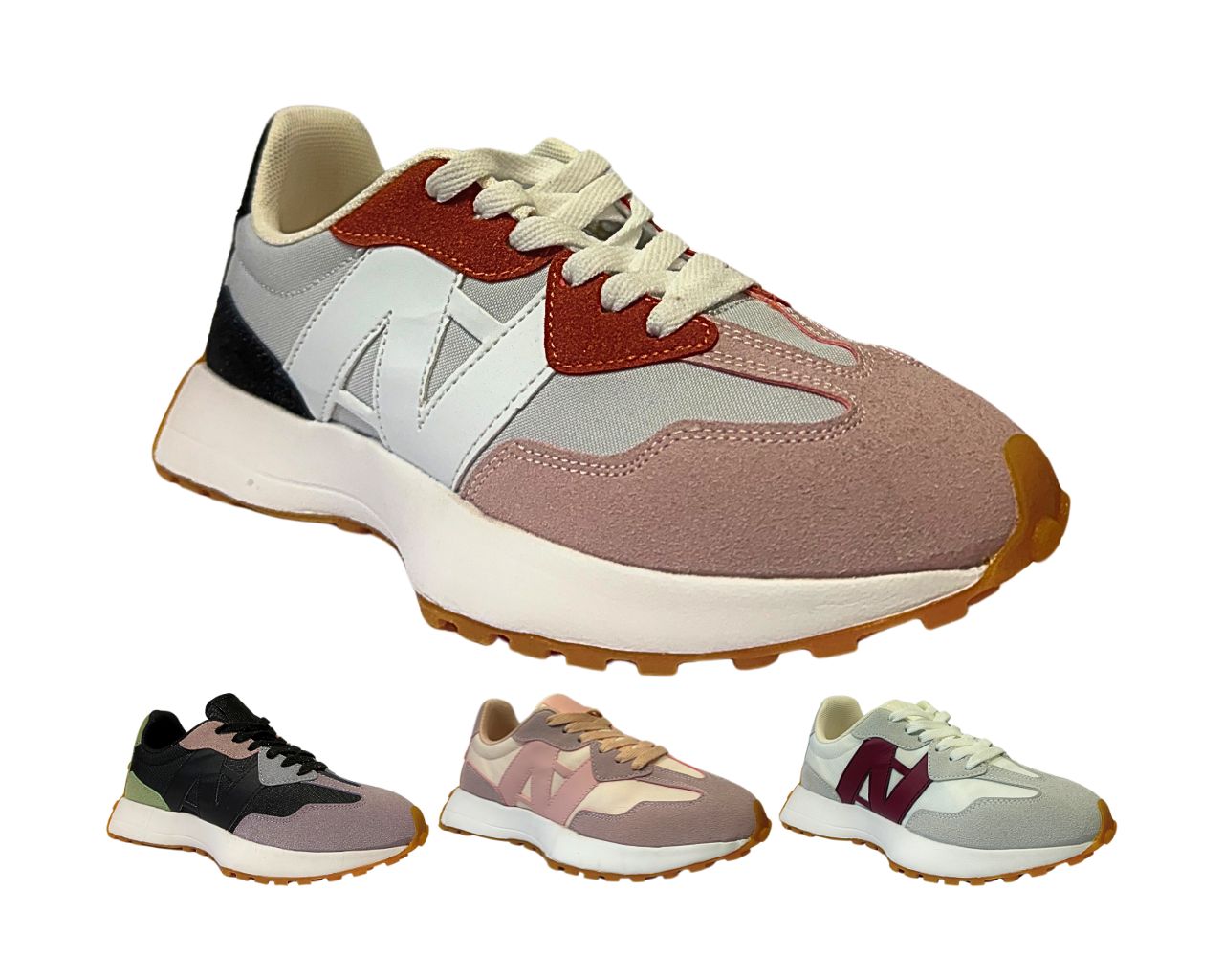 Womens Trainers Sneakers Lace Up Jogging Fashion Gym Comfy Pumps Shoes