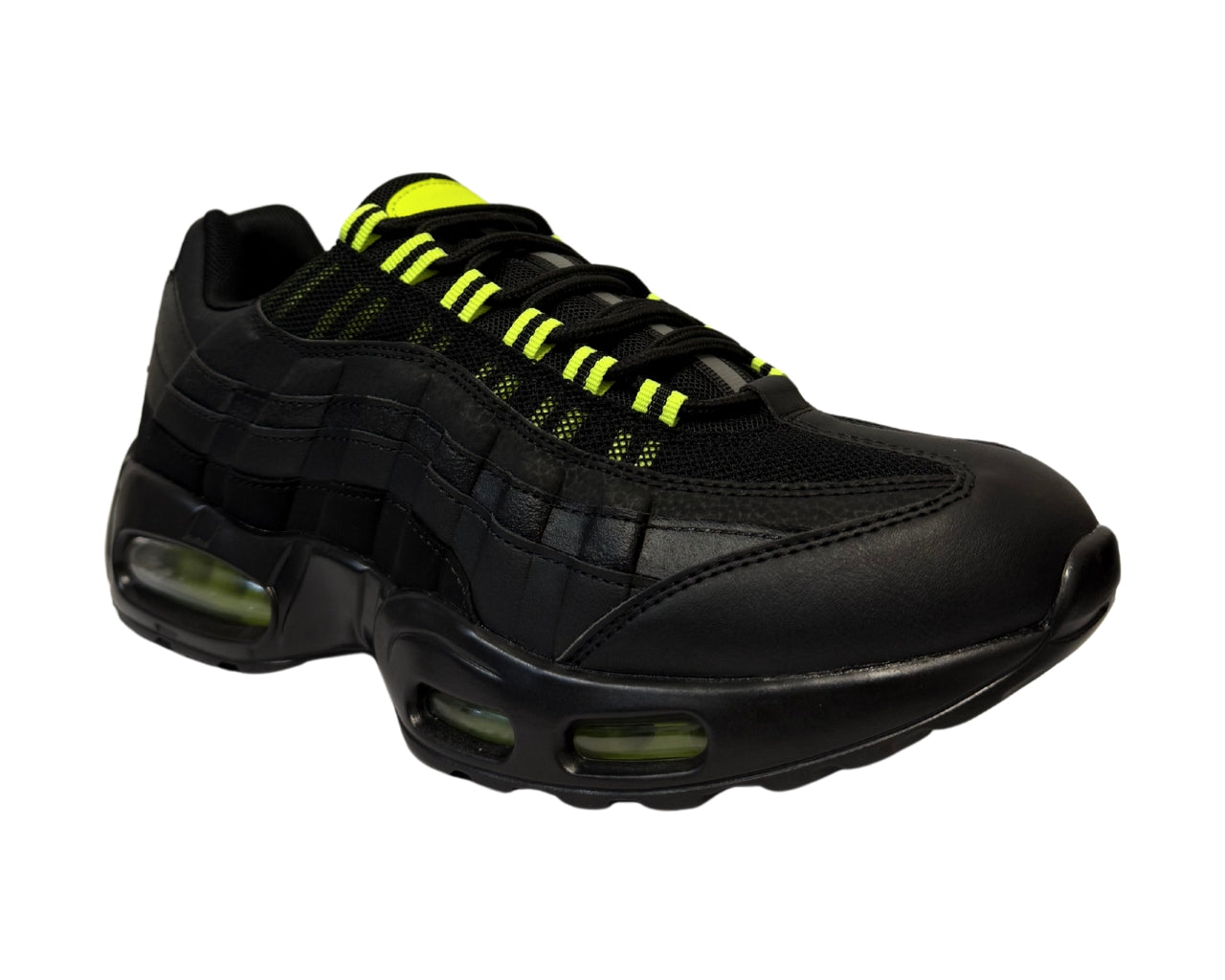 Men's Air Cushioned Sports Comfort Sole Lace Up Trainers