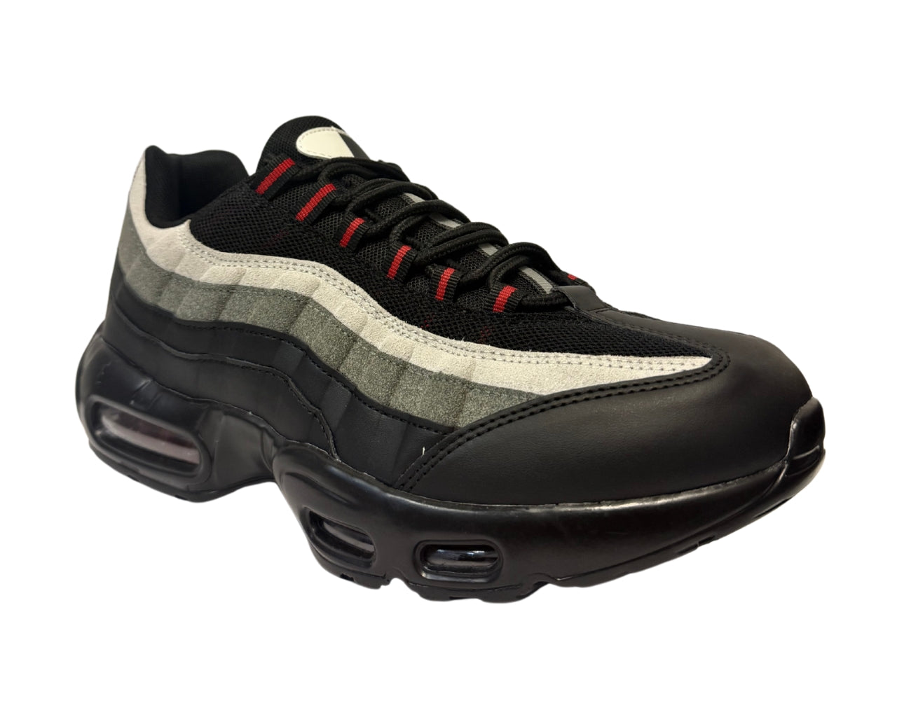 Men's Air Cushioned Sports Comfort Sole Lace Up Trainers