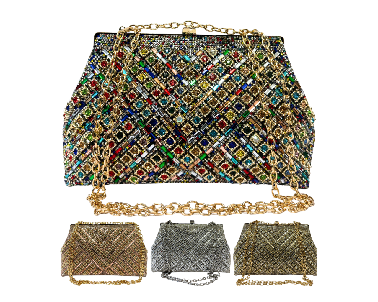 Rhinestone Clutch Purse Sparkling Evening Bag for Prom Wedding Party Glitter Crystals Diamond Crossbody Handbag
