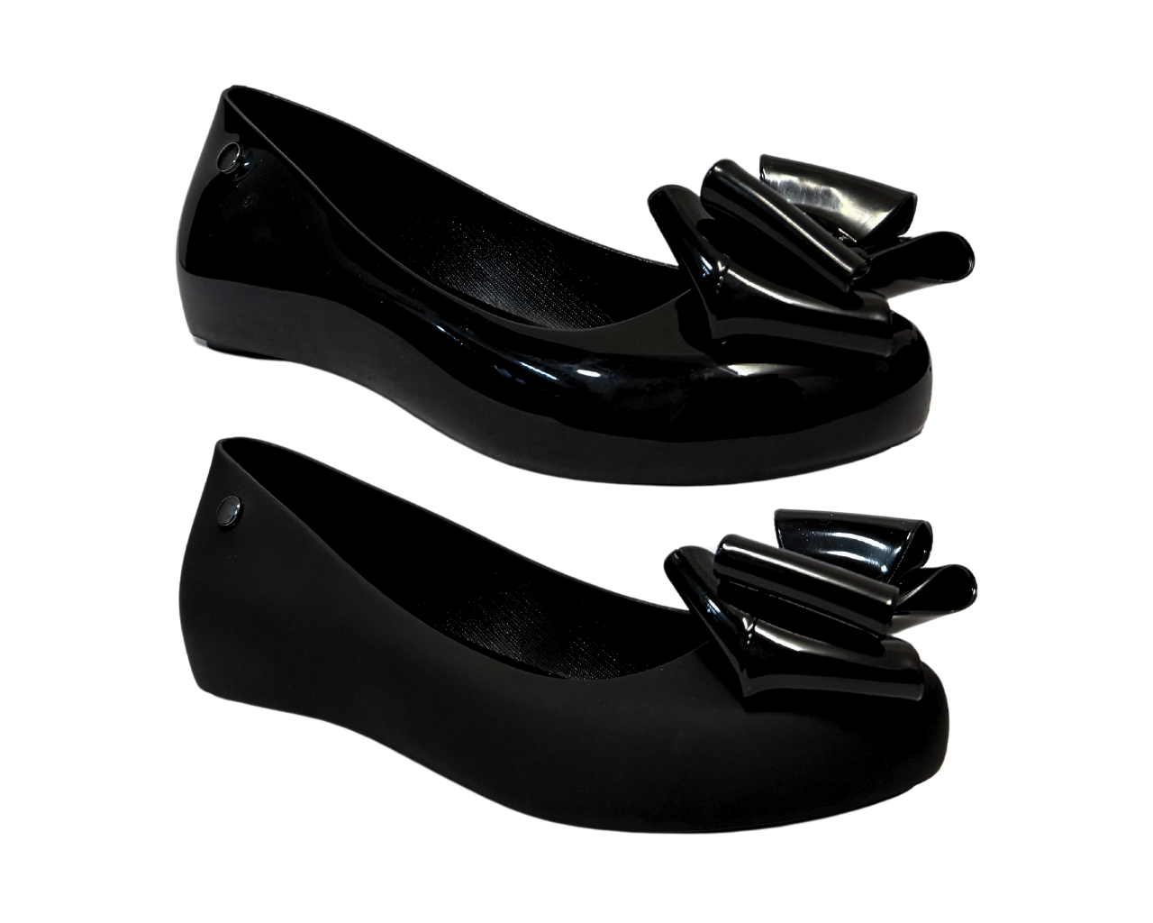 Women's Casual Flat Bow Jelly Shoes