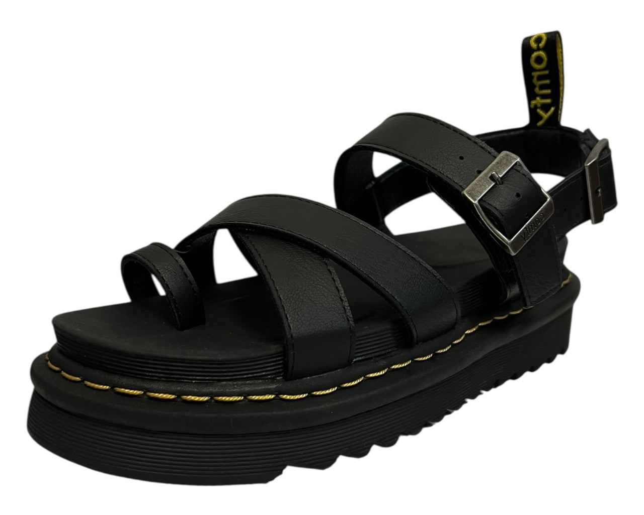 Women's Ankle Strap Platform Gladiator Sandals Black