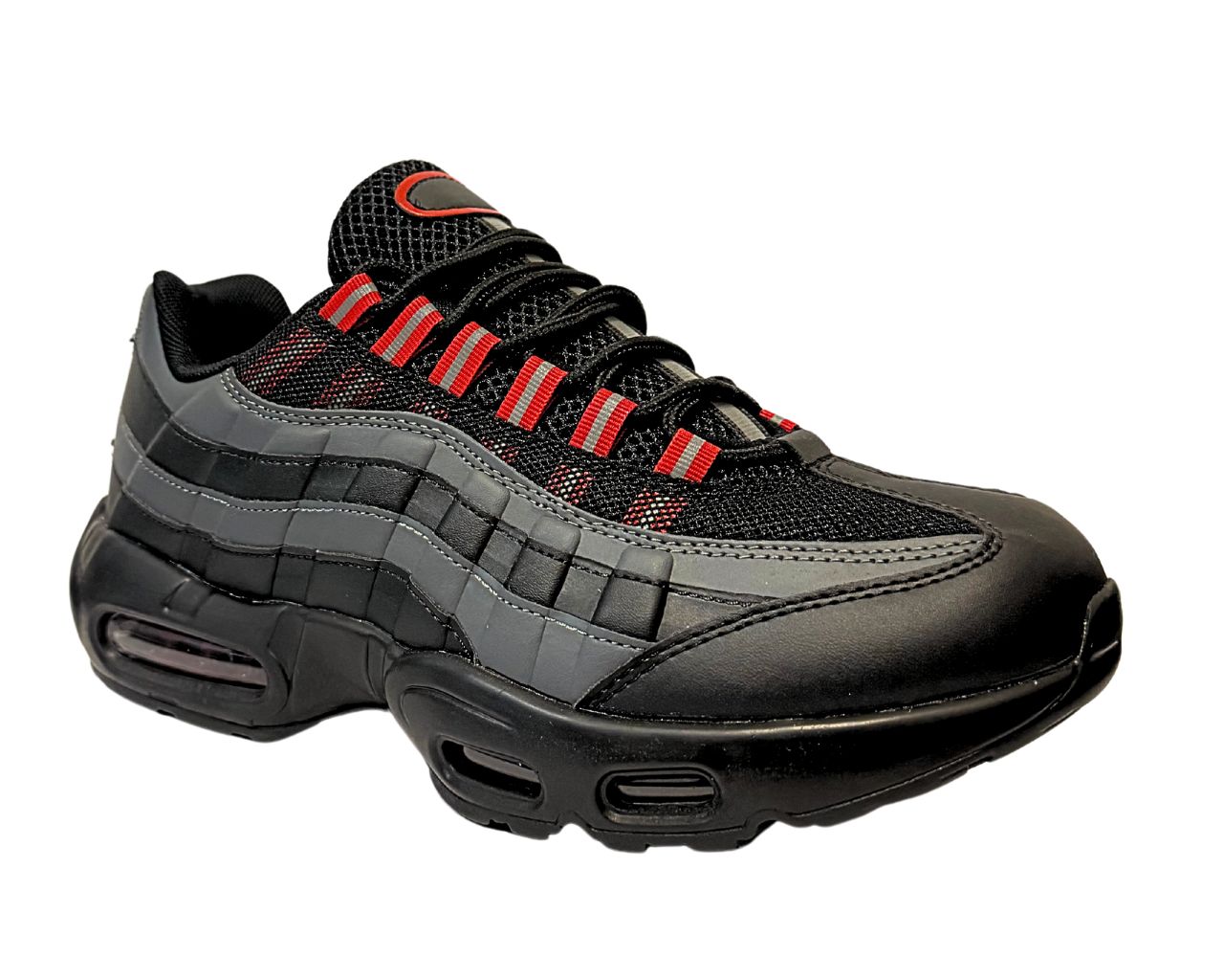 Men's Air Cushioned Sports Flexible Lace Up Trainers