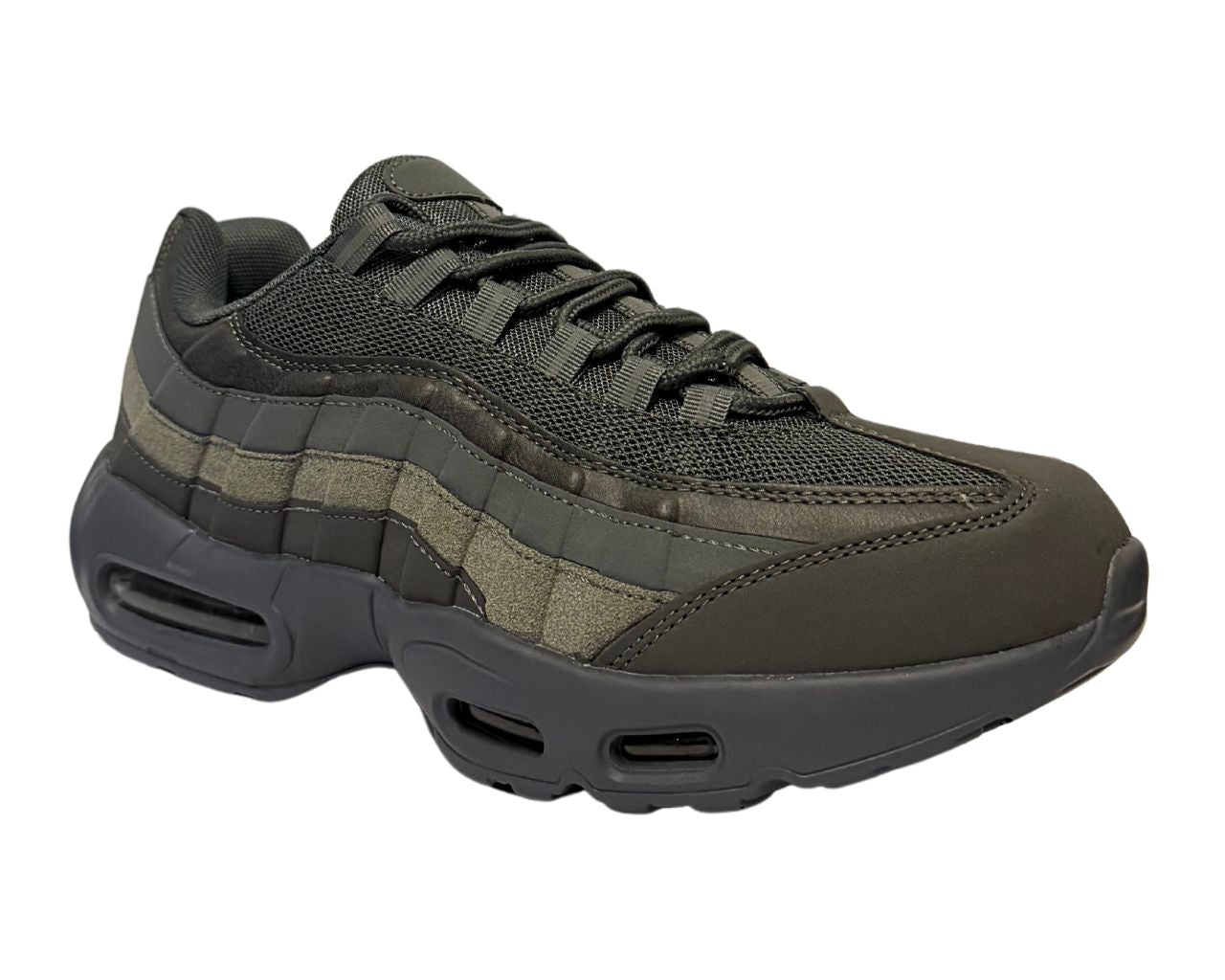 Men's Air Cushioned Sports Flexible Lace Up Trainers