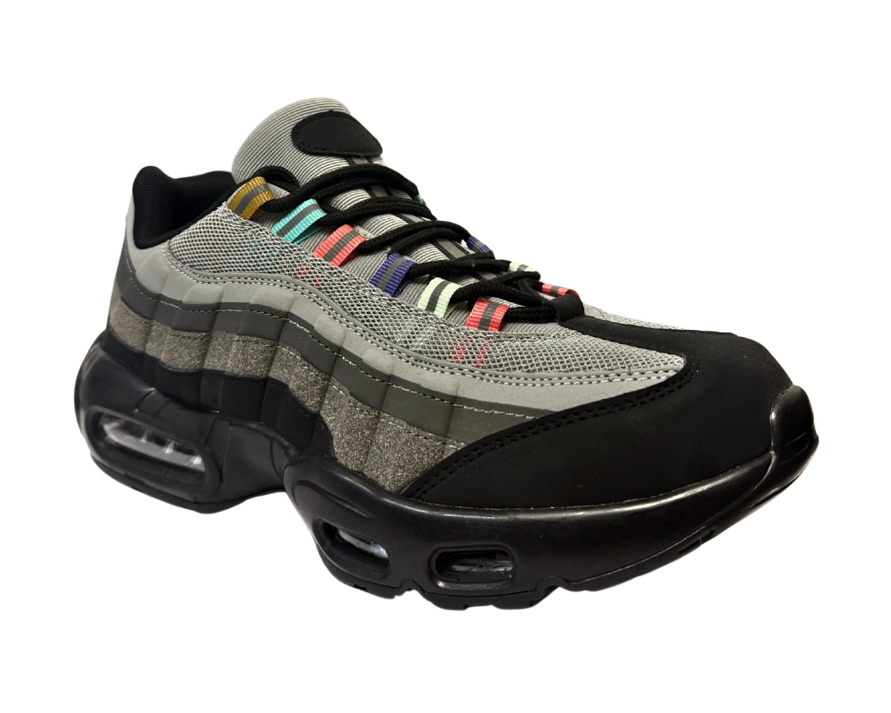 Men's Air Cushioned Sports Comfort Sole Lace Up Trainers