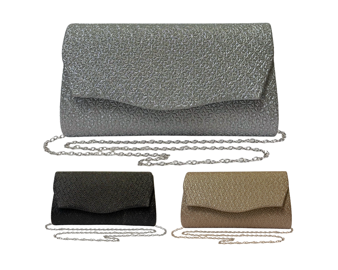 Girly Handbags Women's Diamante Rhinestones Evening Clutch Bag