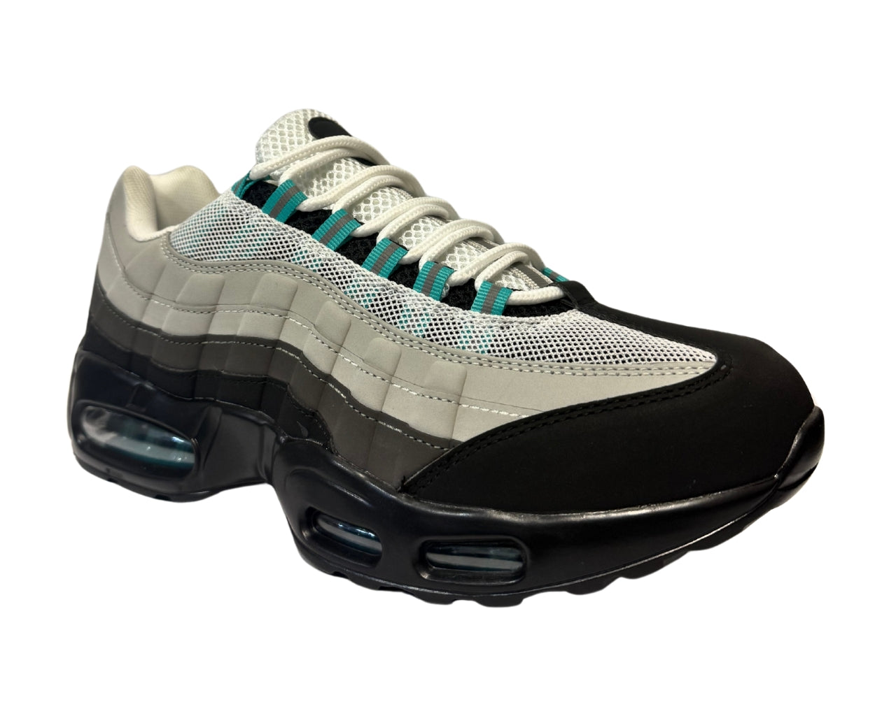 Men's Air Cushioned Sports Comfort Sole Lace Up Trainers