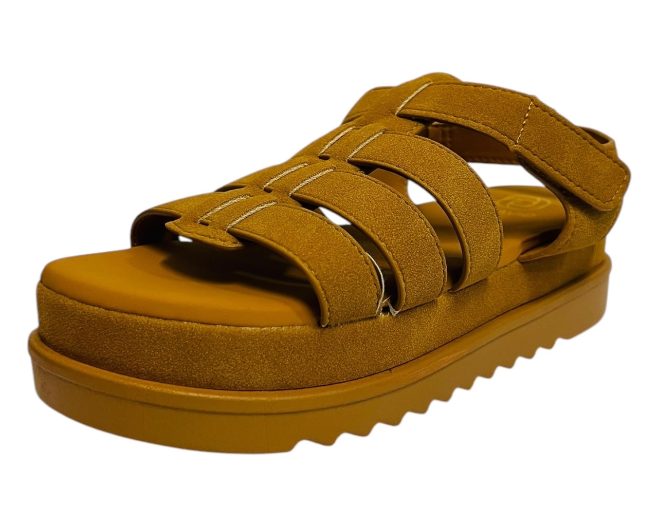 Women's Faux Leather Chunky Sole Gladiator Fashionable Sandals