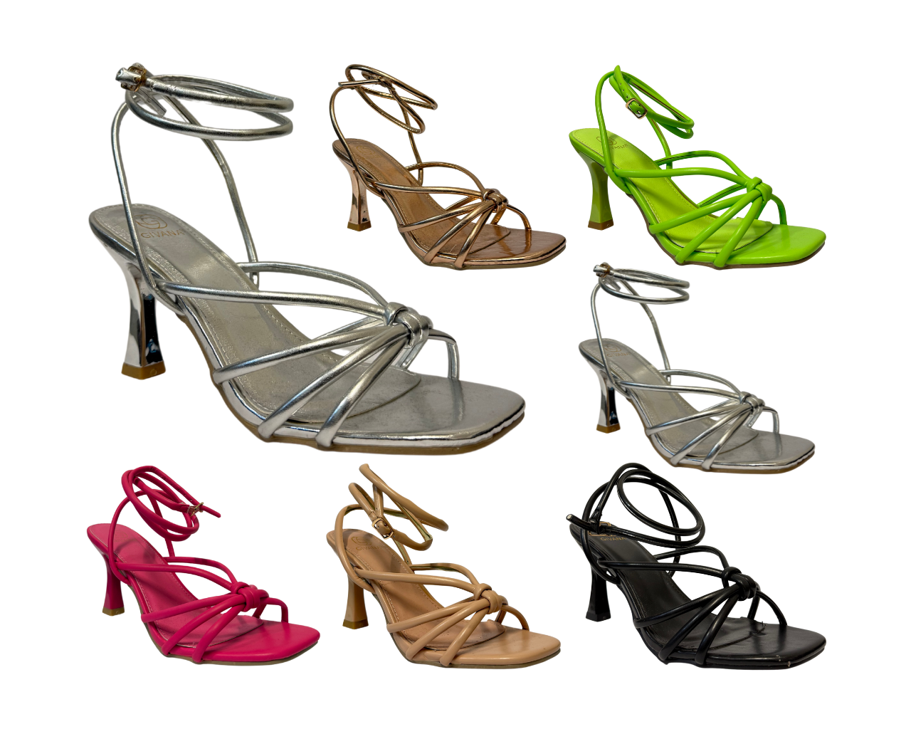 Women's LOLA 5025 Block Heel Ankle Strap Shoes