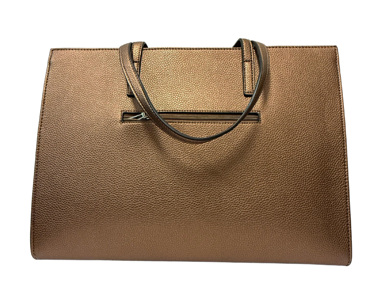 Women's Faux leather Shoulder bag with pompom and scarf