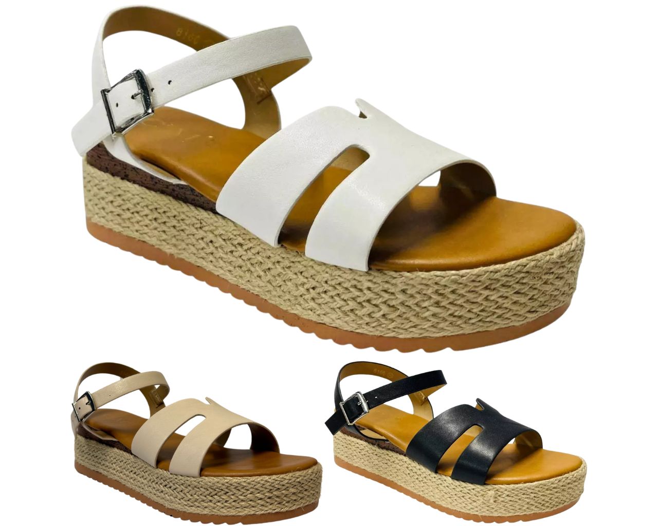 Women's Espadrille Wedge Platform Sandals