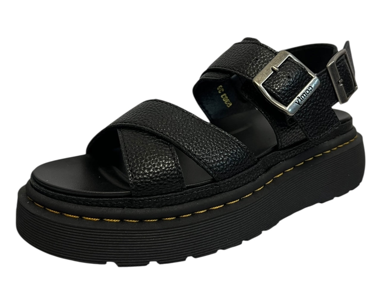 Women's Ankle Strap Platform Gladiator Sandals Black