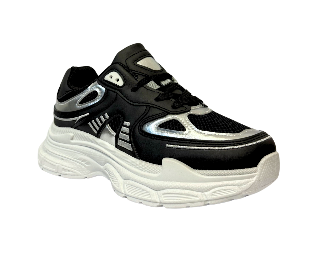 Women's Chunky Sole Lace Up Sports Trainers