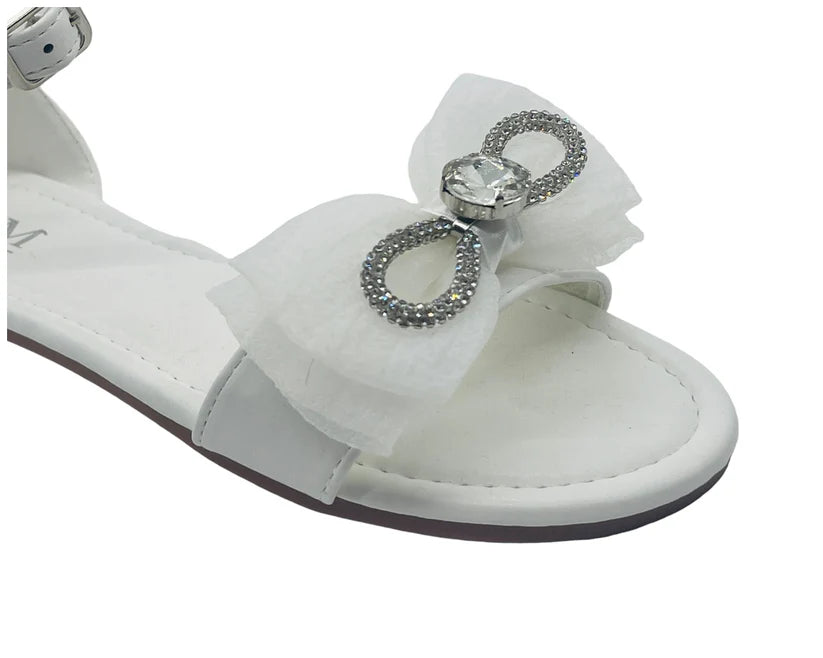 Women's Smart Flat Jewelled Comfy Sliders