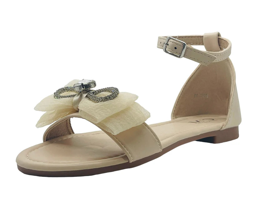 Women's Smart Flat Jewelled Comfy Sliders