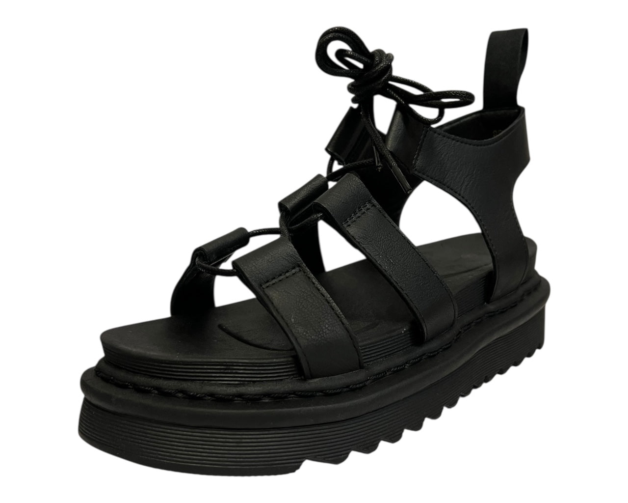 Women's String Strap Front To Back Platform Gladiator Sandals