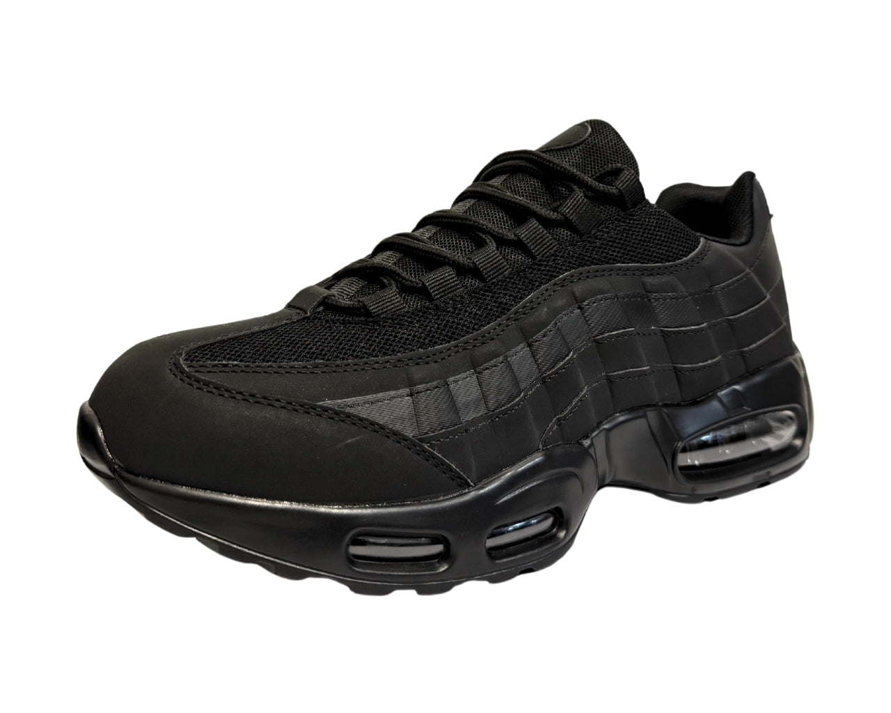 Men's Air Cushioned Sports Comfort Sole Lace Up Trainers