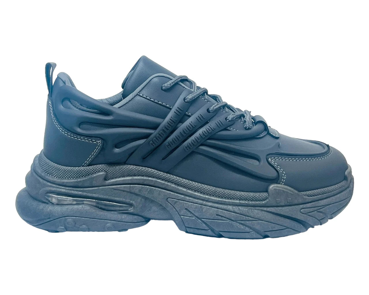 Men's Casual Chunky Sole Lace Up Trainers