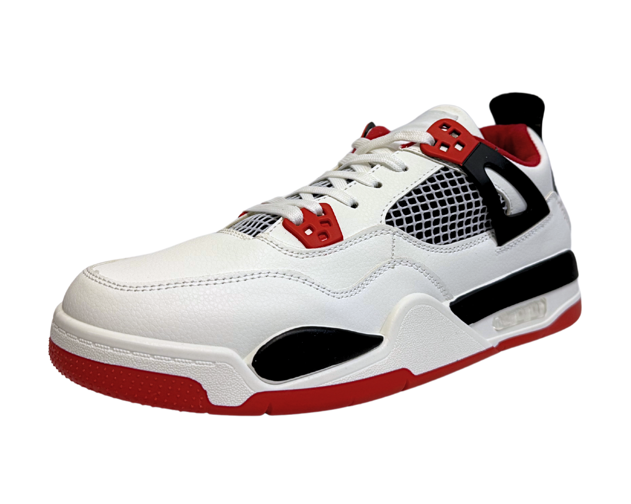 Men's Faux Leather Casual Lace Up Trainers