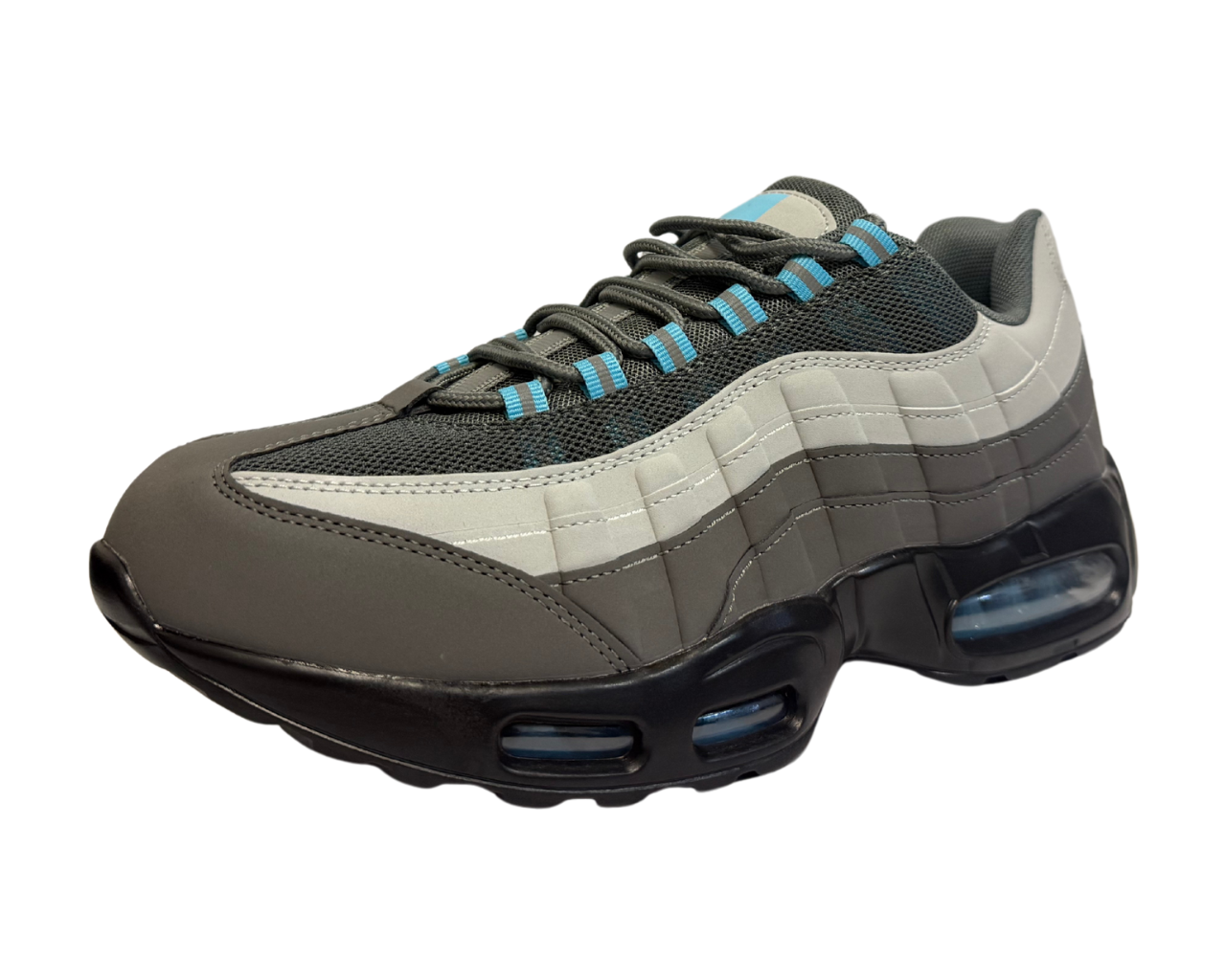 Men's Air Cushioned Sports Comfort Sole Lace Up Trainers