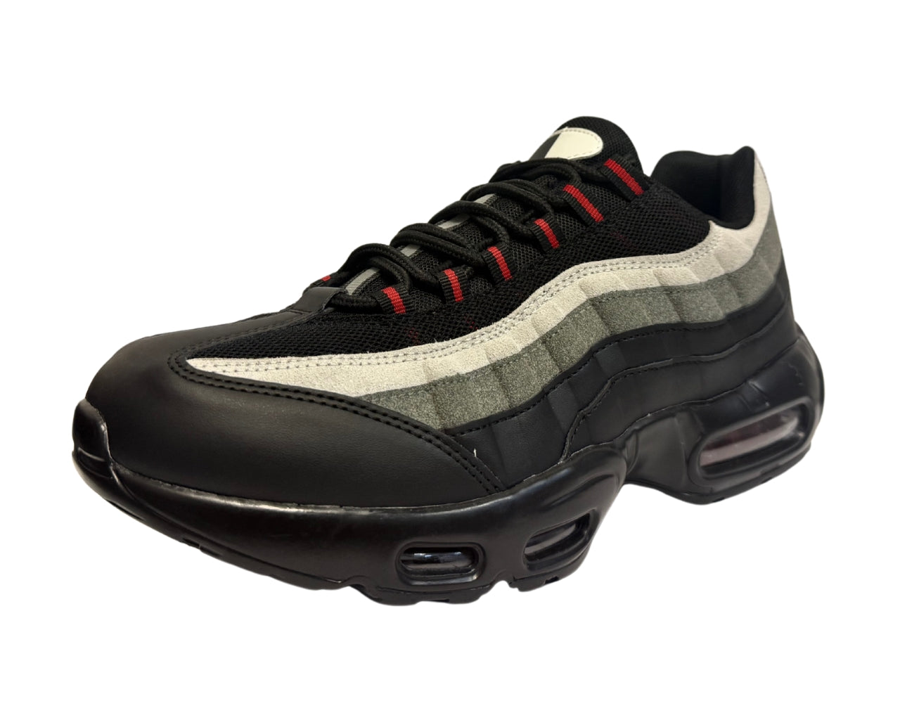 Men's Air Cushioned Sports Comfort Sole Lace Up Trainers