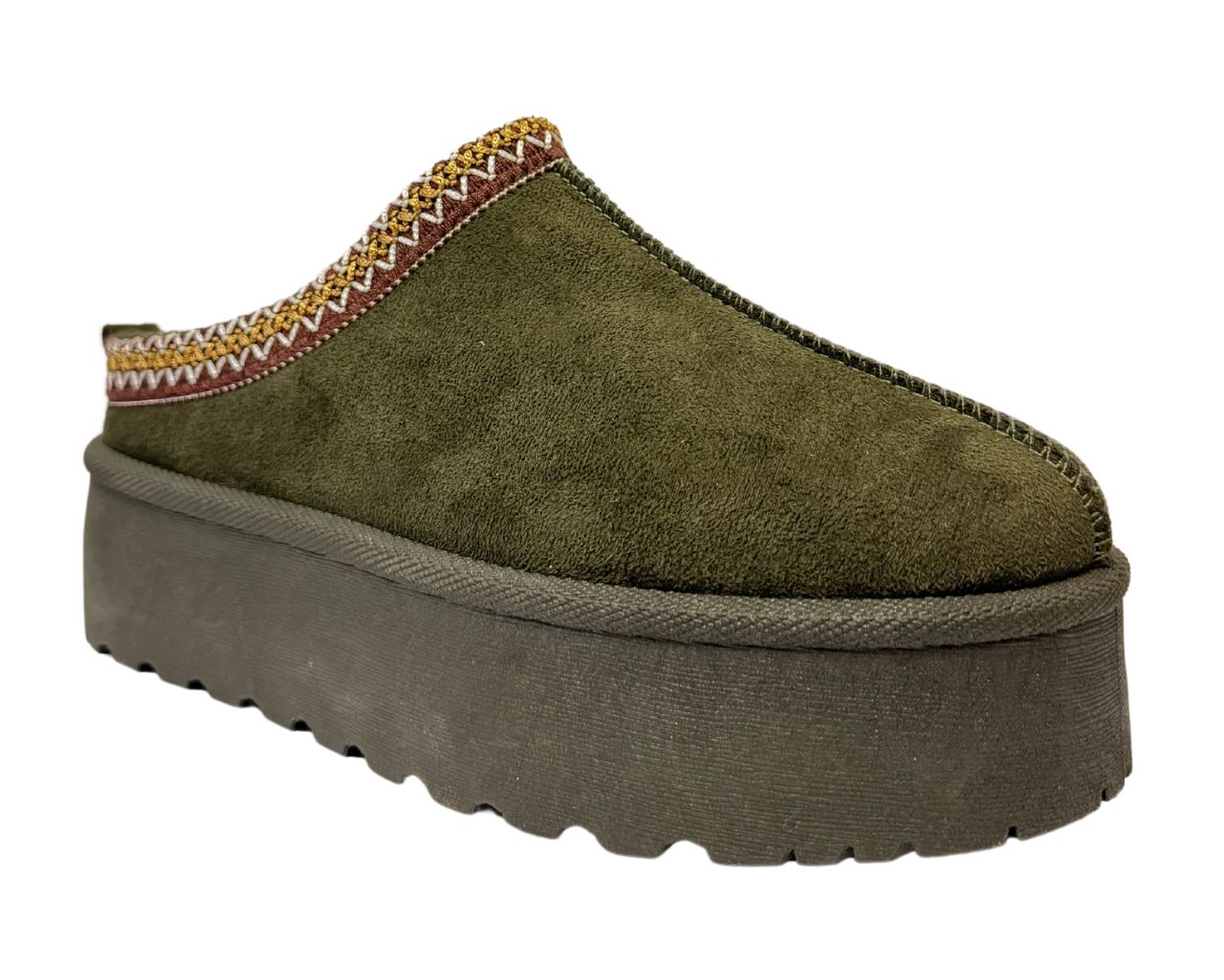 Women's Fold Over Faux Fur Lining Platform Ankle Boots