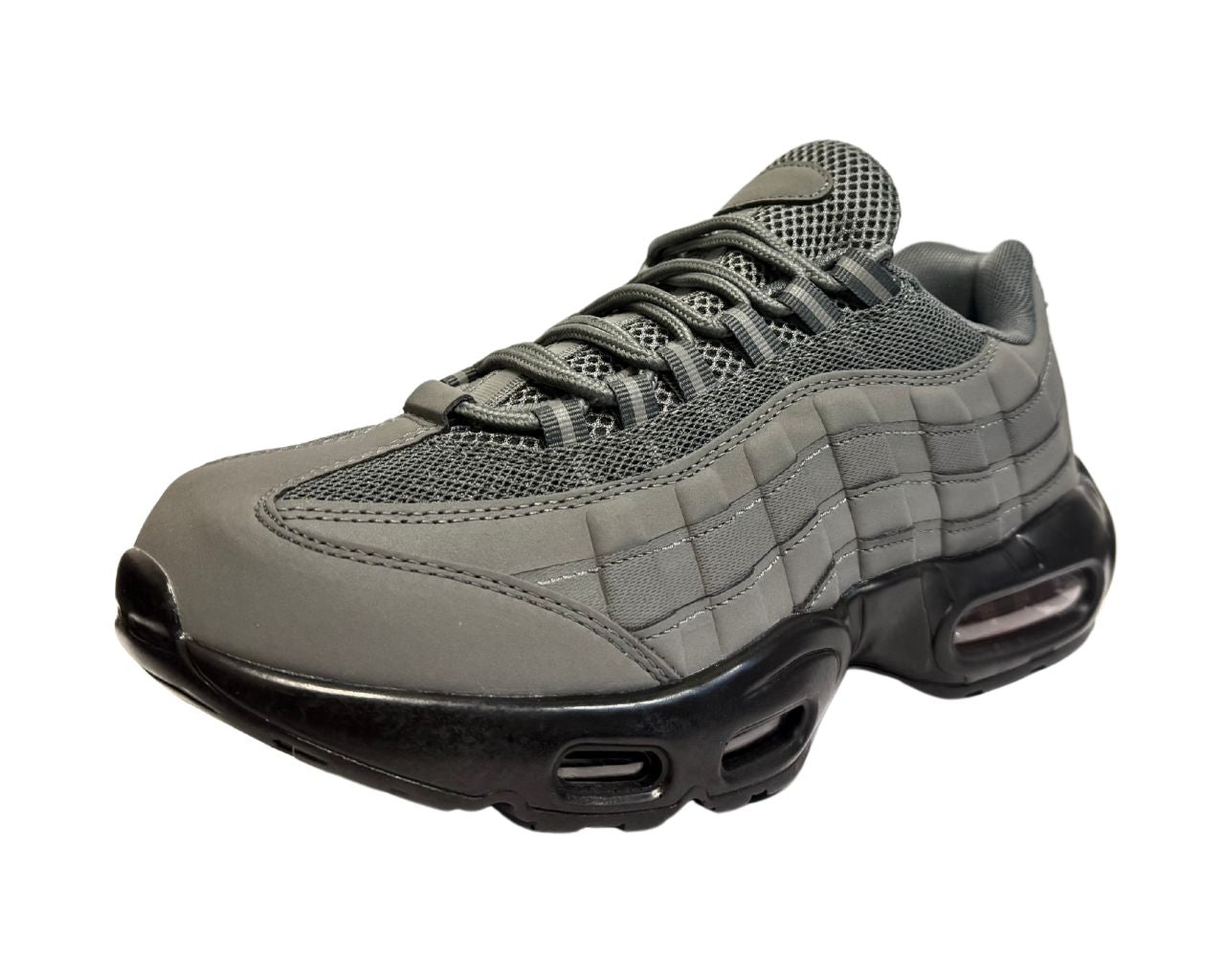 Men's Air Cushioned Sports Flexible Lace Up Trainers